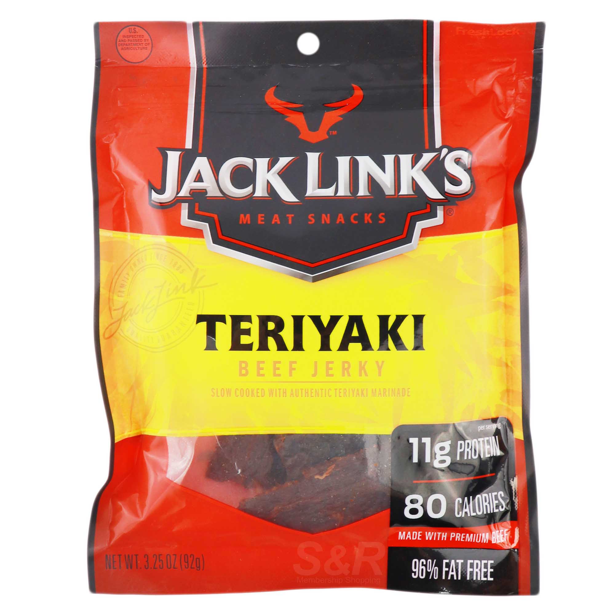 Jack Link's Teriyaki Beef Jerky 92g Jack Link's Teriyaki Beef Jerky 92g